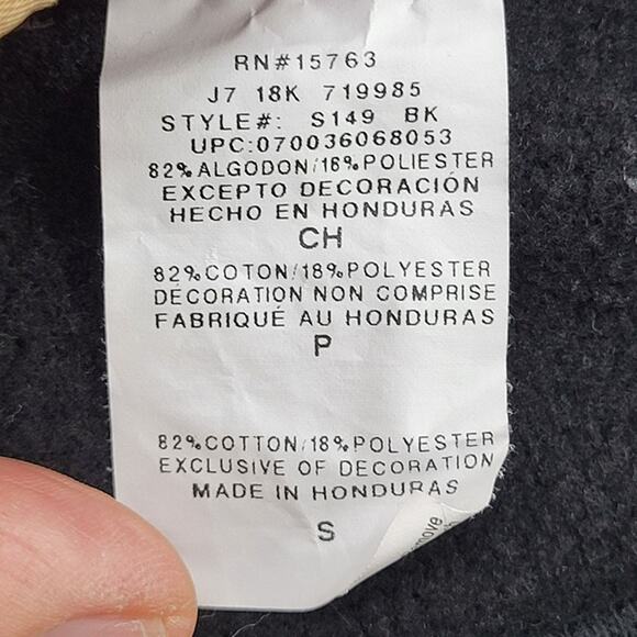 Champion Reverse Weave Womens Small Black Pullover Unity Peace Harmony Oneness - Picture 7 of 8